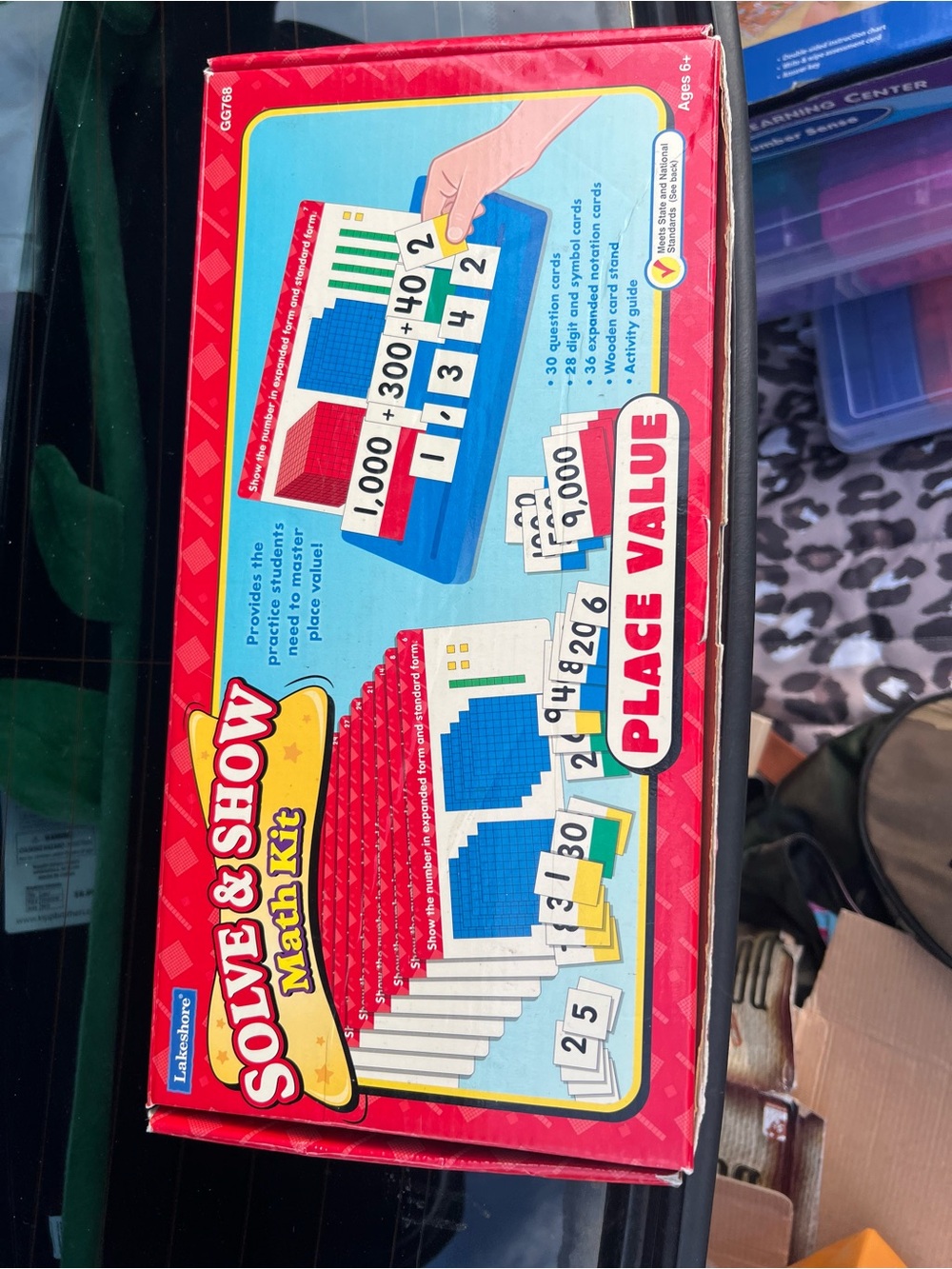 Solve & Show Math Kit - Red Place Value Learning Set